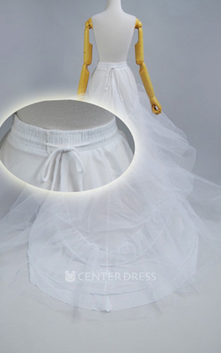 Bridal dress skirt support super-top adjustable fishbone steel ring neatly  skirt puffy skirt long dress petticoat - AliExpress