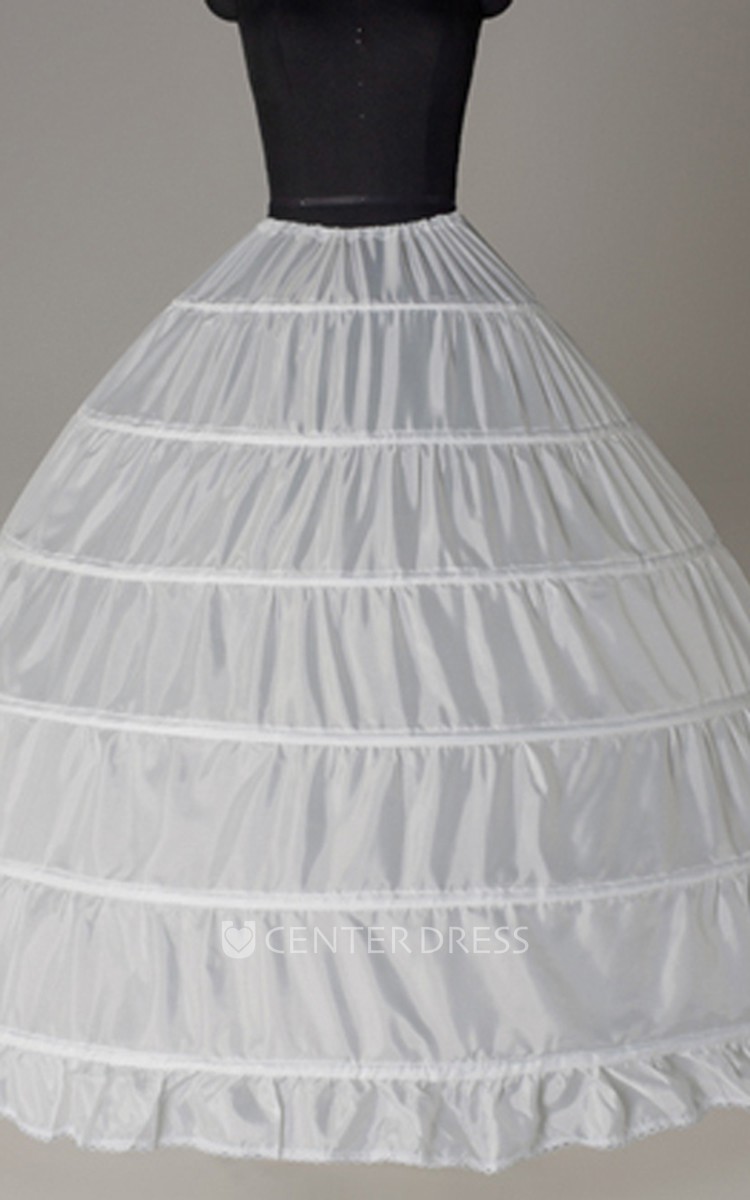 Buy 5 Hoop Petticoat Crinoline, White Slip Ball Gown Full Skirt, Bridal  Wedding Gown Dress, Medieval Underskirt, Princess Undergarment Skirt Online  in India - Etsy