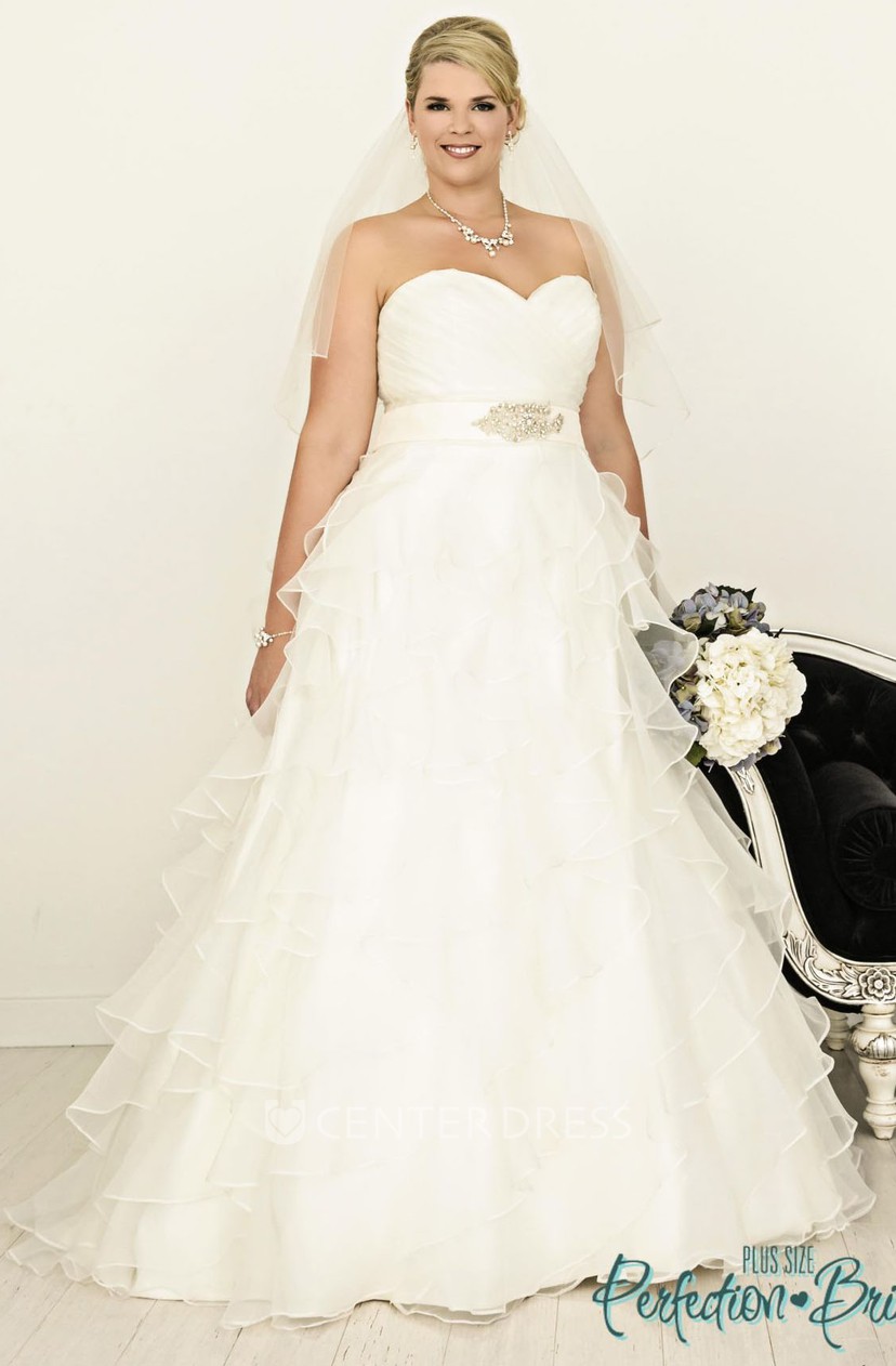 plus size organza dresses