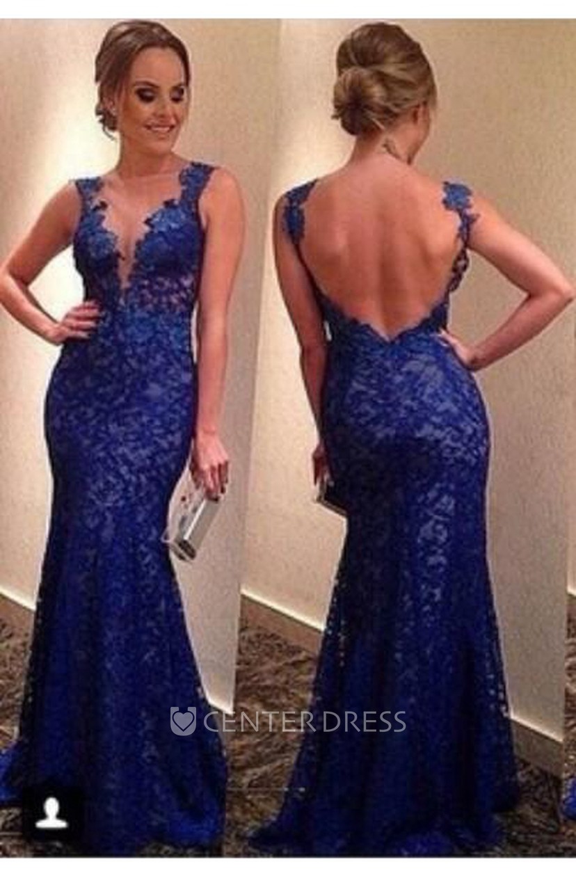 royal blue night gown